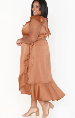 Show Me Your Mumu Samantha Ruffle Wrap Dress