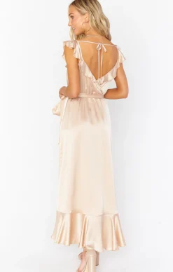 Show Me Your Mumu Samantha Ruffle Wrap Dress