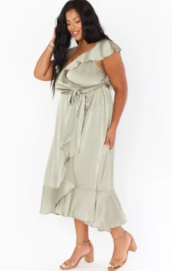 Show Me Your Mumu Samantha Ruffle Wrap Dress
