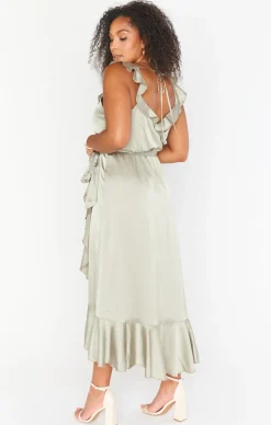 Show Me Your Mumu Samantha Ruffle Wrap Dress