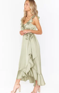 Show Me Your Mumu Samantha Ruffle Wrap Dress