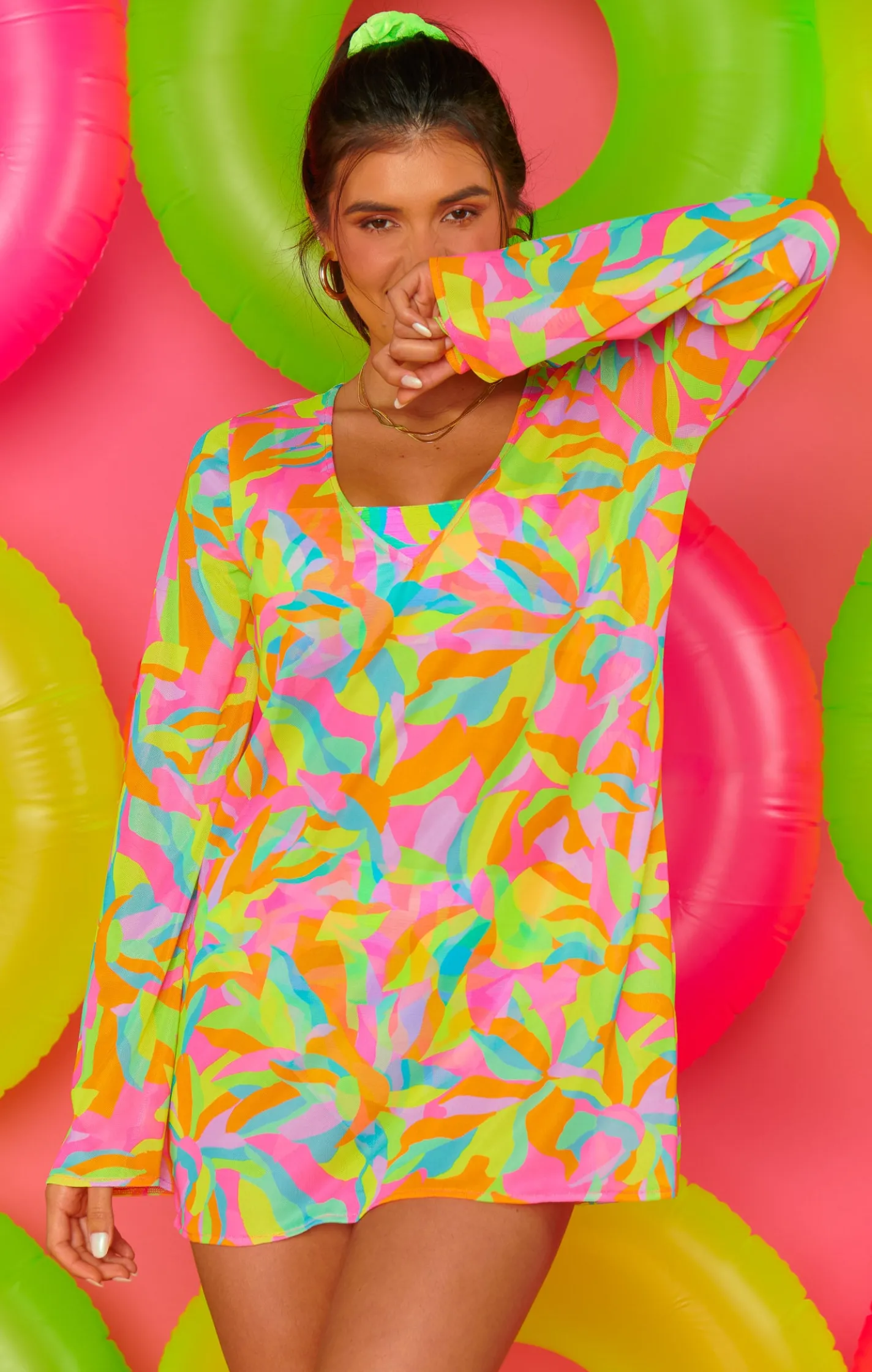 Show Me Your Mumu Santos Mini Cover Up