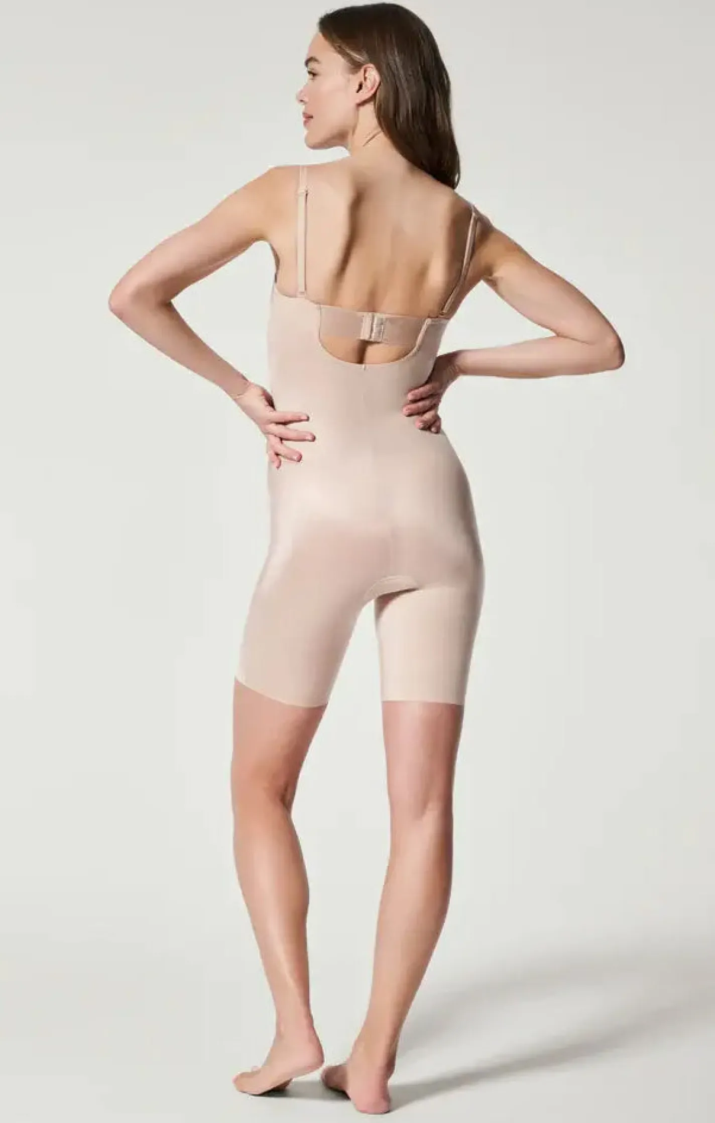 Show Me Your Mumu SPANX Suit Your Fancy Strapless Cupped Mid-Thigh Bodysuit