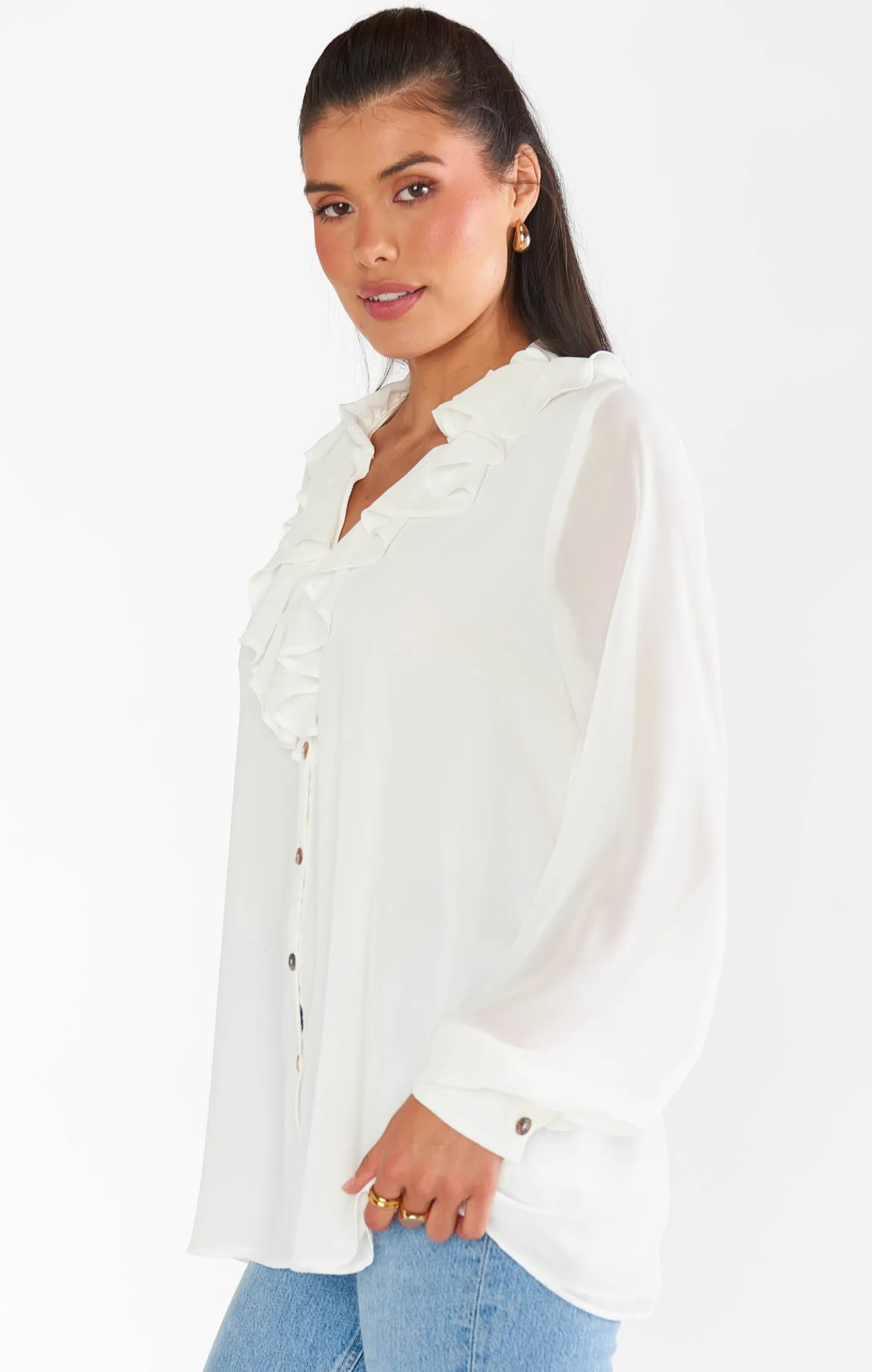 Kids Show Me Your Mumu Suki Ruffle Top