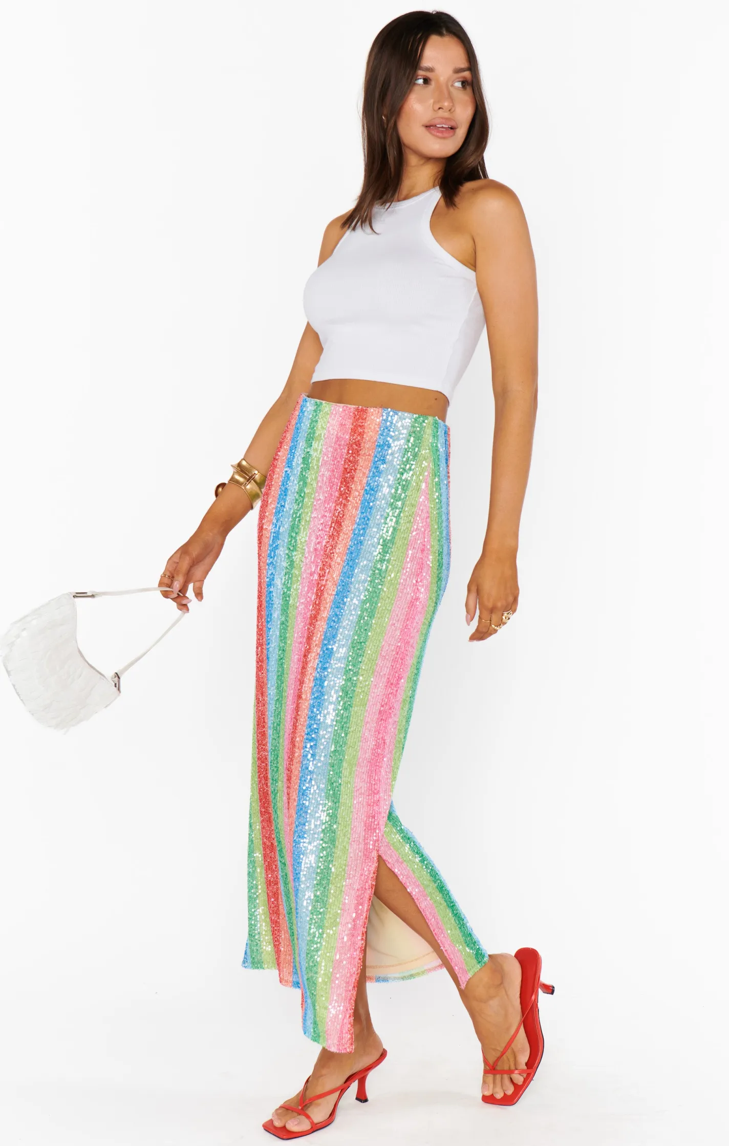 Show Me Your Mumu Sunlight Midi Skirt