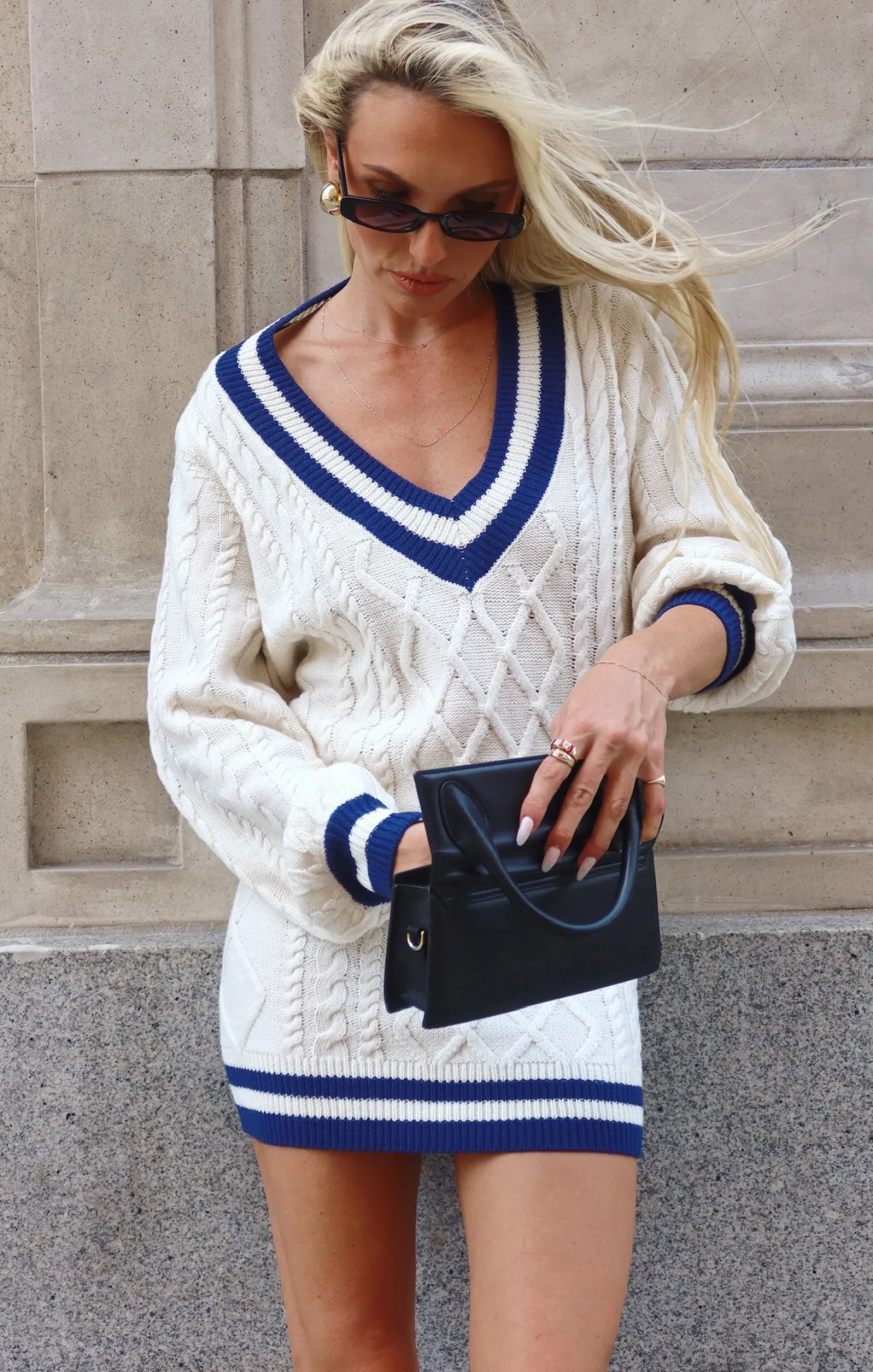 Show Me Your Mumu Tailgate Sweater Dress