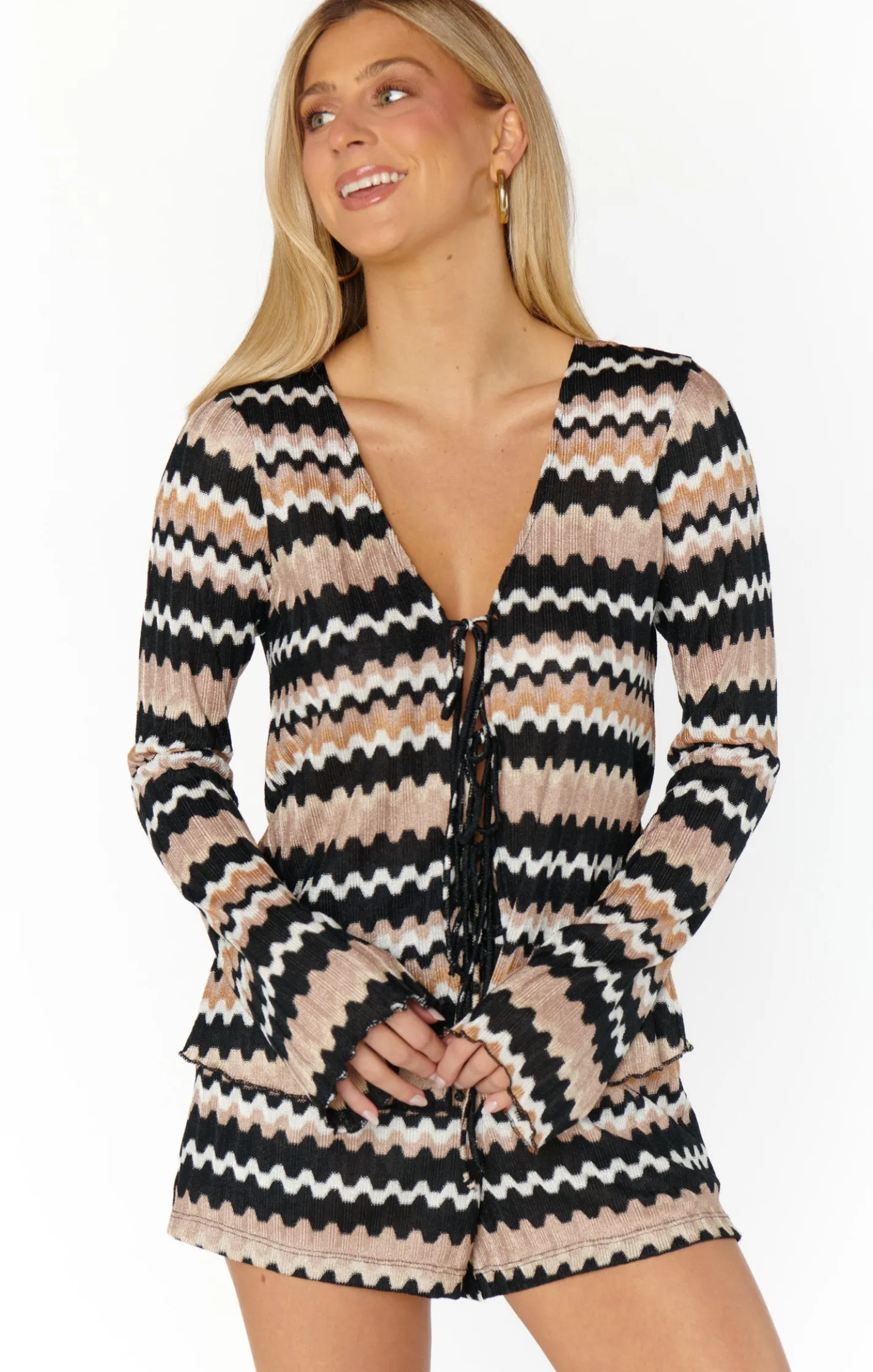 Show Me Your Mumu Thrill Tie Top