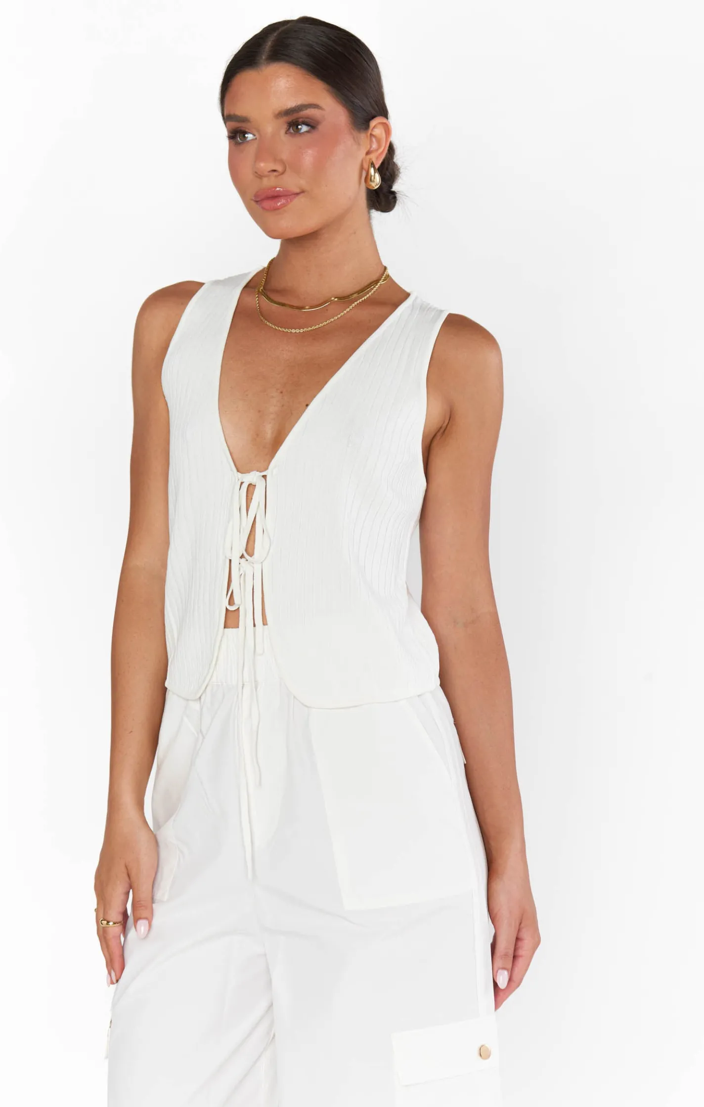 Show Me Your Mumu Time Out Tie Top