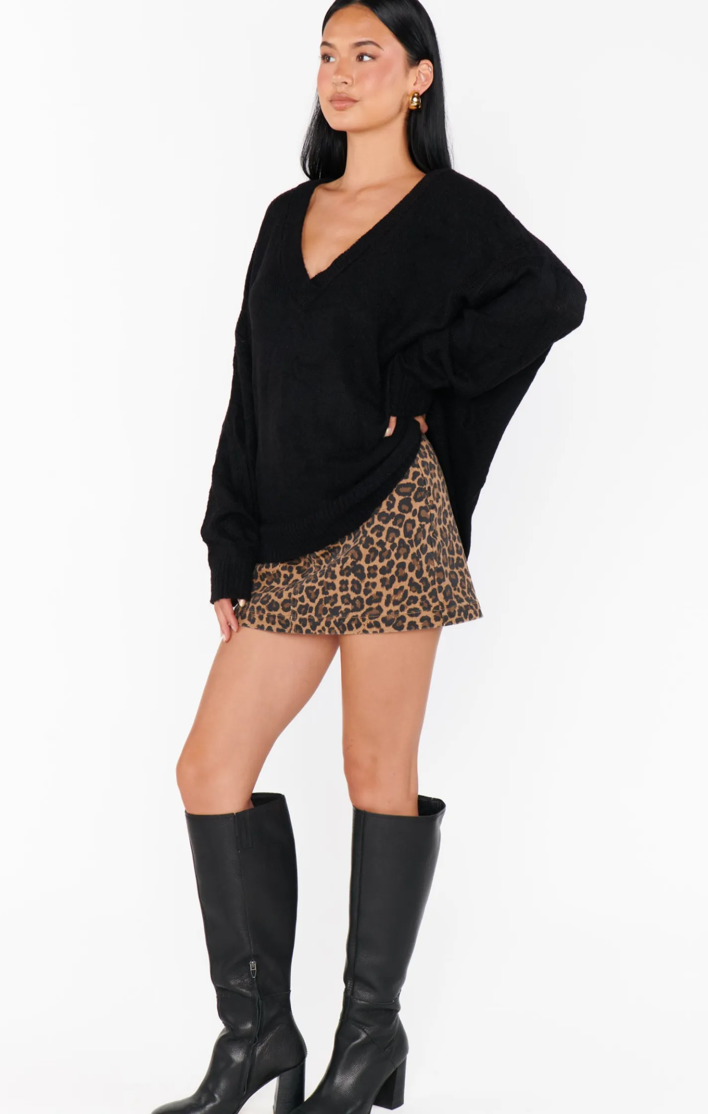 Show Me Your Mumu Tyra Belted Zip Skirt
