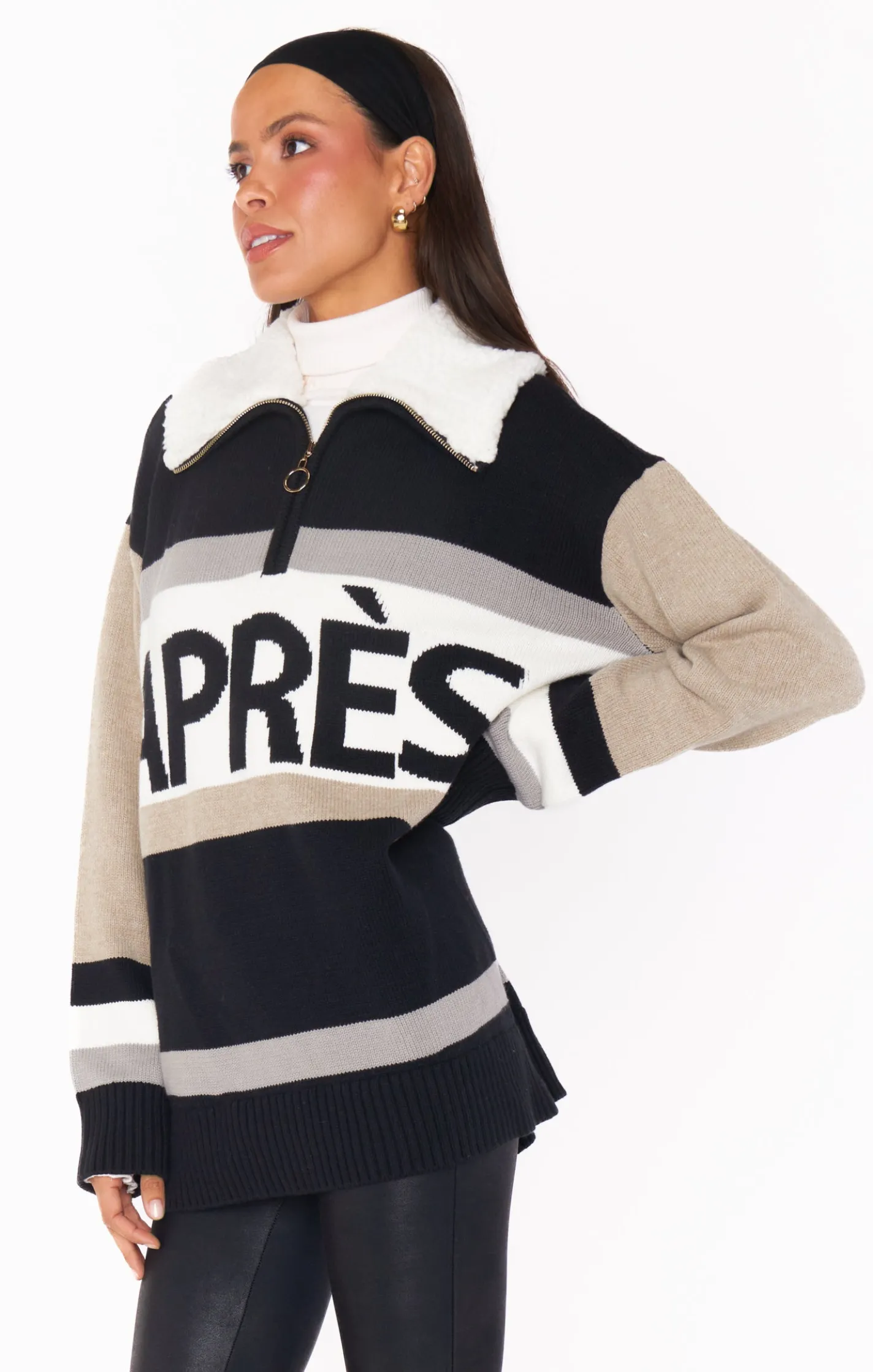 Show Me Your Mumu Weston Half Zip Pullover