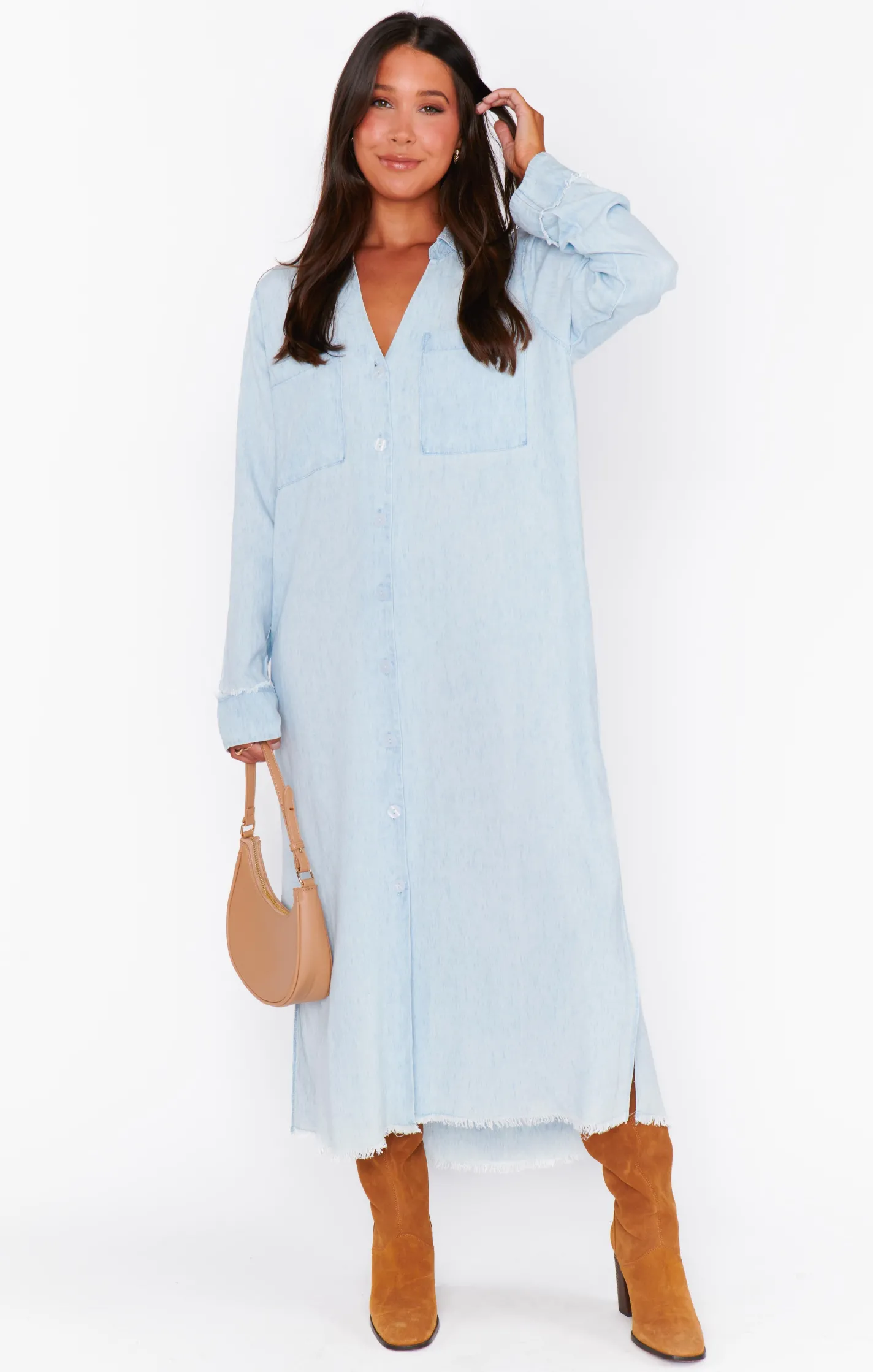 Show Me Your Mumu Wilmington Long Shirt Dress